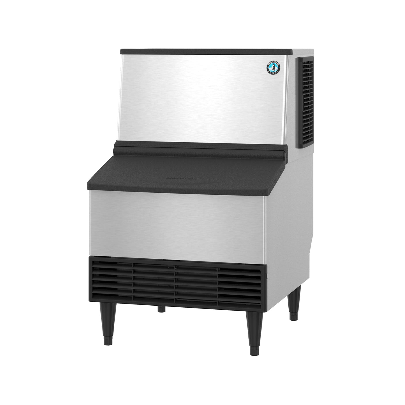Hoshizaki KM-231BAJ 24" Air Cooled Undercounter Crescent Cube Ice Machine with Bin - 213 lb.