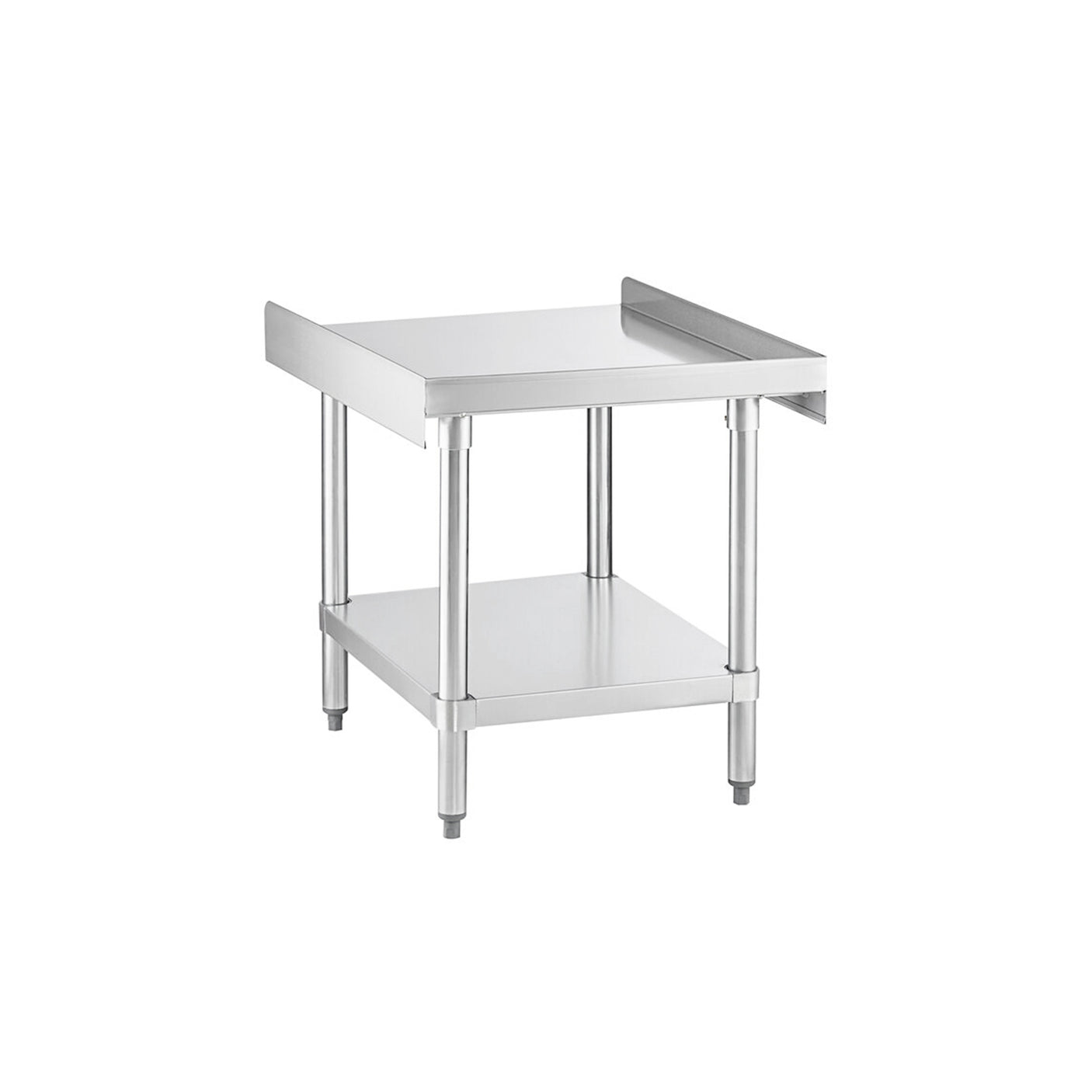 ChefAsst 30" x 24" CA-ESS-3024-316 16-Gauge 304 Stainless Steel Equipment Stand with 201 Stainless Steel Legs and Undershelf
