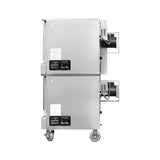 Flamaster FLM-COE240-2 38" Commercial Double Deck Electric Convection Oven - 10 Racks, 240V