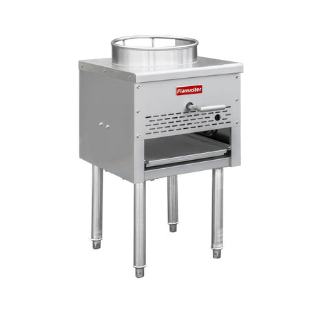 Flamaster FLM-WOK-NG 17 1/2” Wok Range with 13” Ring, Natural Gas, 95,000 BTU