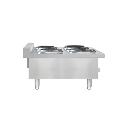 Flamaster FLM-EHP36 36" Commercial Electric Hot Plate - 6 Burners, 208V, 3 Phase