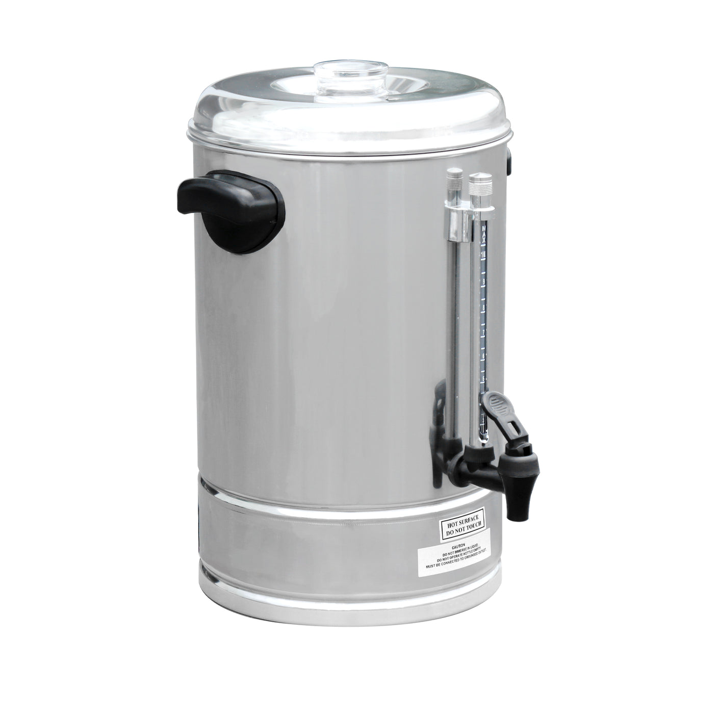 ChefAsst CP10A 338 oz Double Wall Stainless Steel Coffee Urn Coffee Percolator