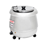 ChefAsst Soup Kettle 11 Qt. 400W Silver,SB-6000S