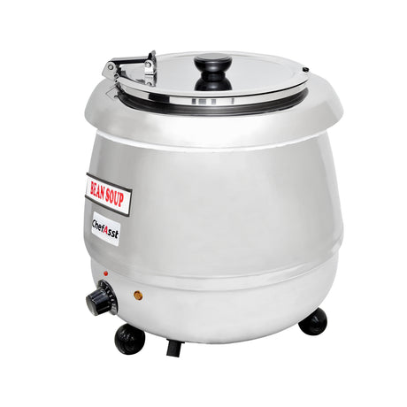 ChefAsst Soup Kettle 11 Qt. 400W Silver,SB-6000S