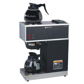 BUNN VPR Pourover Coffee Brewer with 2 Glass Decanters, Black