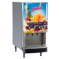 BUNN 37300.0004 JDF-4S LD 4-Flavor Refrigerated Cold Beverage / Juice Dispenser with Lit Door - 120V