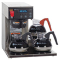 BUNN AXIOM 15-3 12-Cup Automatic Coffee Brewer — 3 Lower Warmers, Stainless Steel (Decanters Sold Separately)