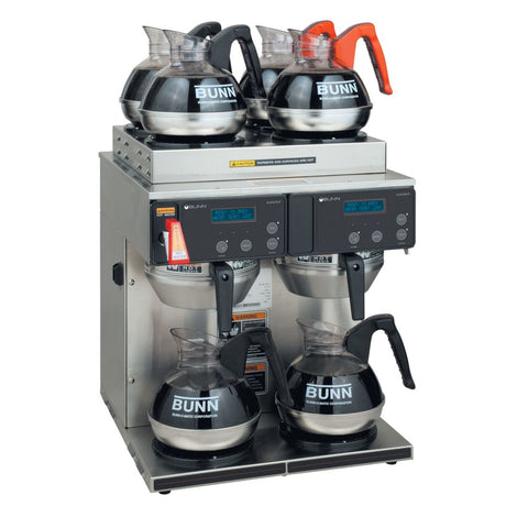 BUNN AXIOM 4/2 Twin Automatic Coffee Brewer, 4 Upper/2 Lower Warmers