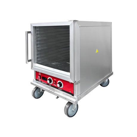 Polarman PLM-W159L-P 31 2/5" Undercounter Half Size Insulated Heated Holding / Proofing Cabinet with Clear Door