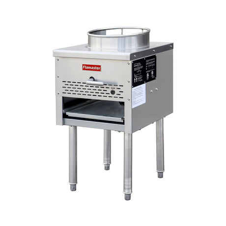 Flamaster FLM-WOK-NG 17 1/2” Wok Range with 13” Ring, Natural Gas, 95,000 BTU