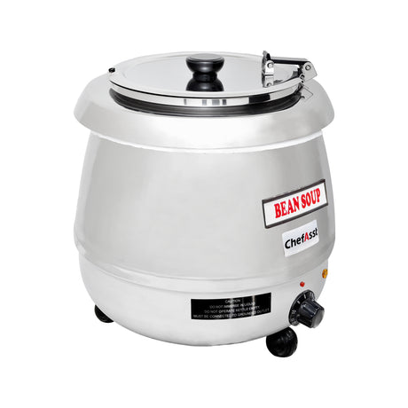 ChefAsst Soup Kettle 11 Qt. 400W Silver,SB-6000S