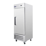Polarman PLM-19FS 26 3/16" Reach-In Freezer with Single Solid Door, Bottom Mount, Stainless Steel, 19 cu. ft.
