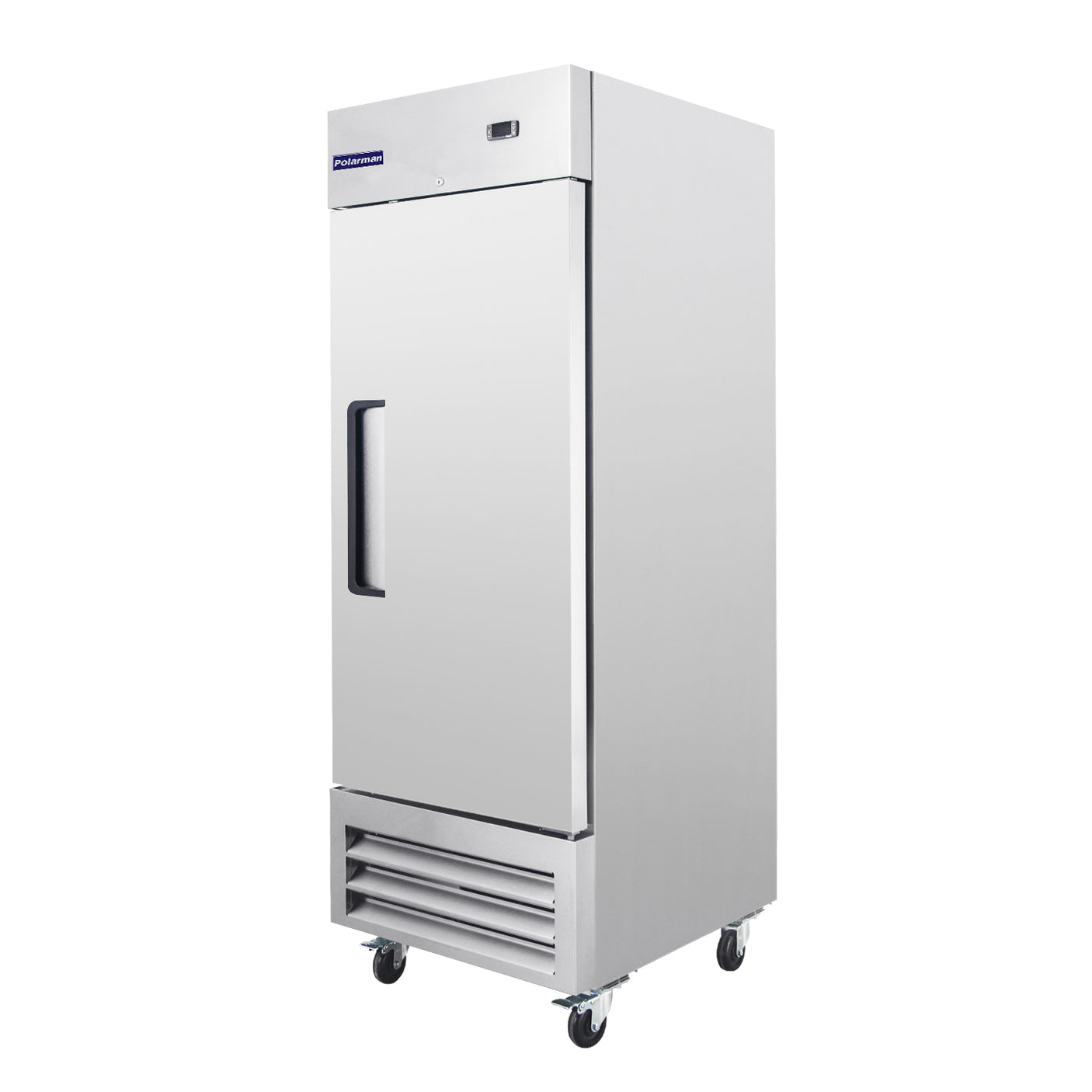 [Clearance] Polarman PLM-27FS 26 3/4" Reach-In Freezer with Single Solid Door, Bottom Mount, Stainless Steel, 23 cu. ft.
