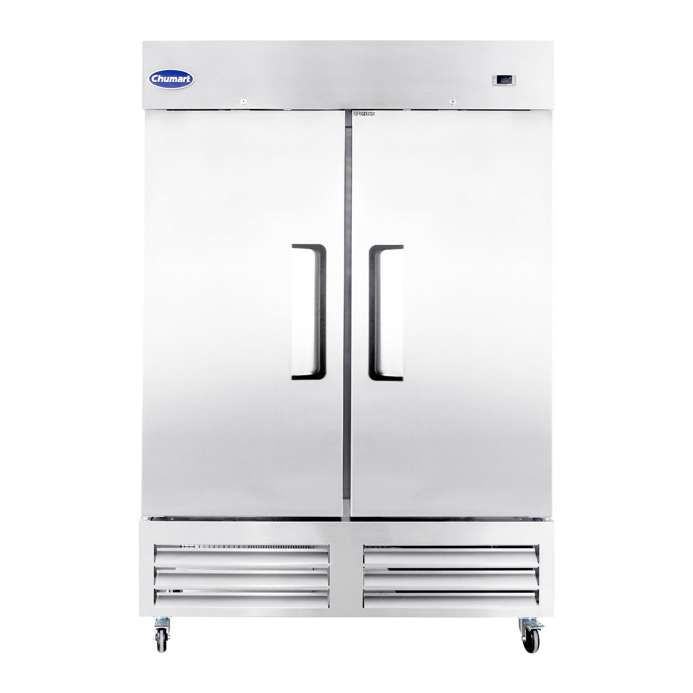 Chumart CM-54RS 53 15/16" Reach-In Refrigerator with Double Solid Doors, Bottom Mount, Stainless Steel, 49 cu. ft.