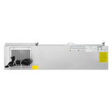 Polarman PLM-PD60 60" Countertop Refrigerated Topping Rail, Stainless Steel , (12) 1/6 Size Pans