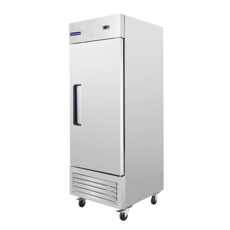 Polarman PLM-27RS 26 3/4" Reach-In Refrigerator with Single Solid Door, Bottom Mount, Stainless Steel, 23 cu. ft.