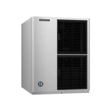 Hoshizaki KM-520MAJ Slim Line 22" Air Cooled Crescent Cube Ice Machine with Stainless Steel Finish Ice Storage Bin - 556 lb. Per Day, 300 lb. Storage