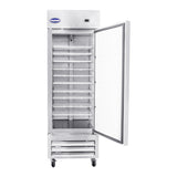 Chumart CM-27FS 26 3/4" Reach-In Freezer with Single Solid Door, Bottom Mount, Stainless Steel, 23 cu. ft.