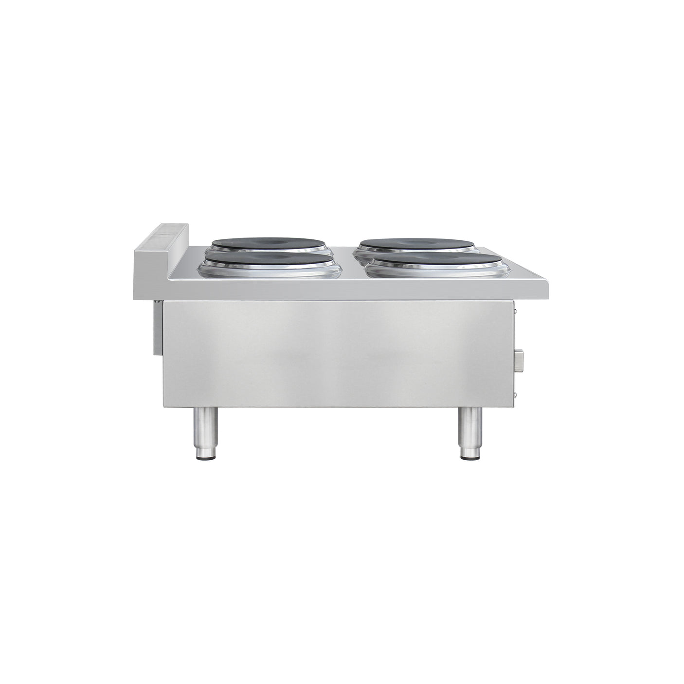 Flamaster FLM-EHP24 24" Commercial Electric Hot Plate - 4 Burners, 208V, 3 Phase