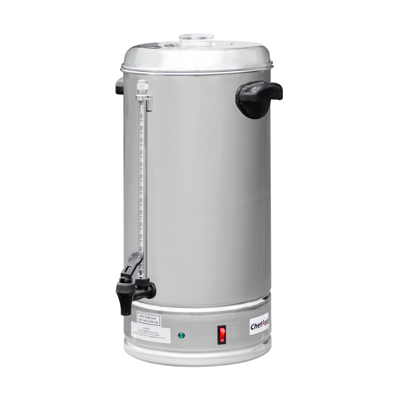 ChefAsst CP15A 507 oz Double Wall Stainless Steel Coffee Urn Coffee Percolator