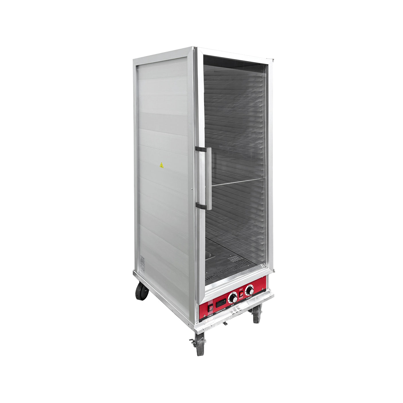 Polarman PLM-W420L 31 2/5" Full Size Non-Insulated Heated Holding / Proofing Cabinet with Clear Door