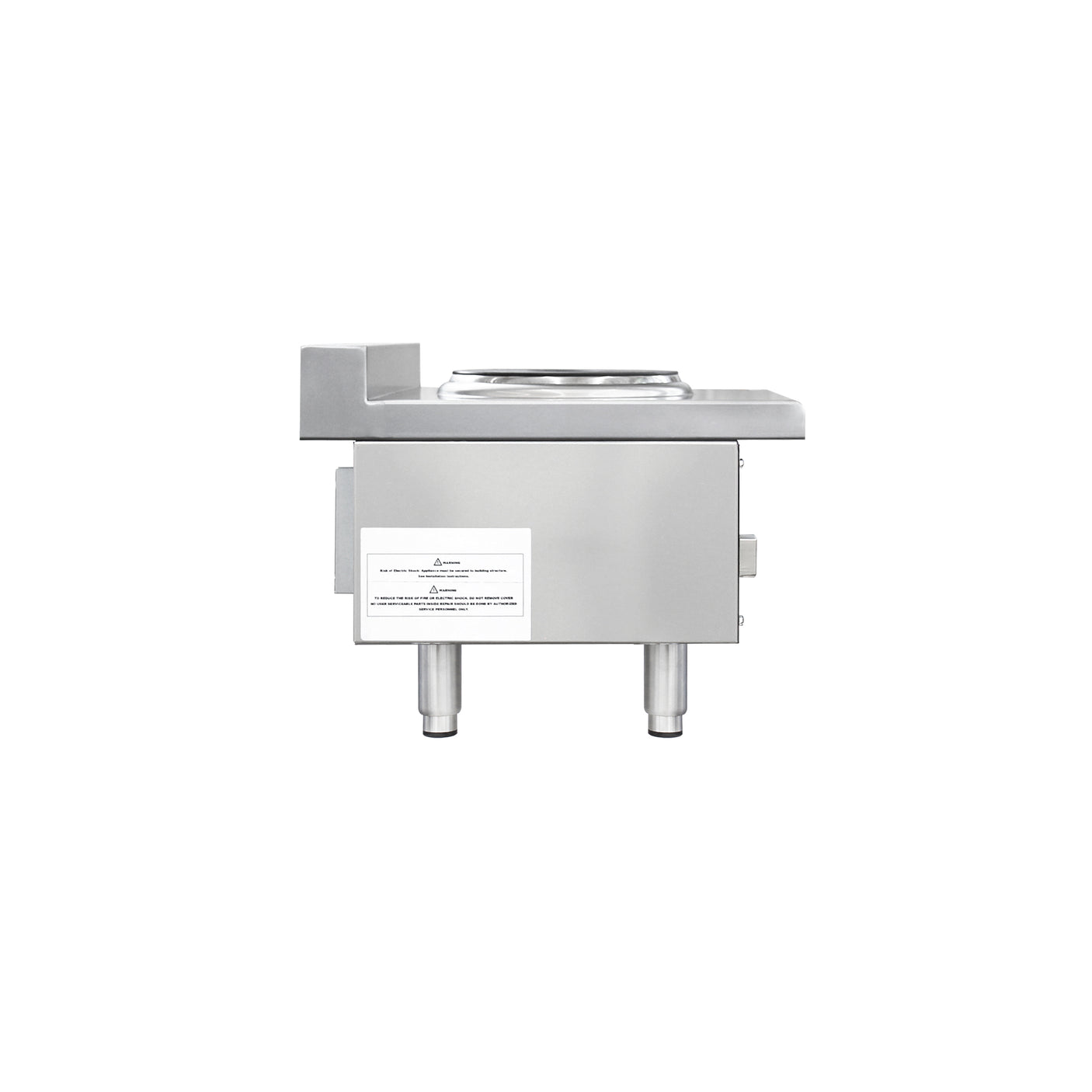 Flamaster FLM-EHP15S 15" Commercial Electric Hot Plate - 1 Burner, 208V/240V, 1 Phase