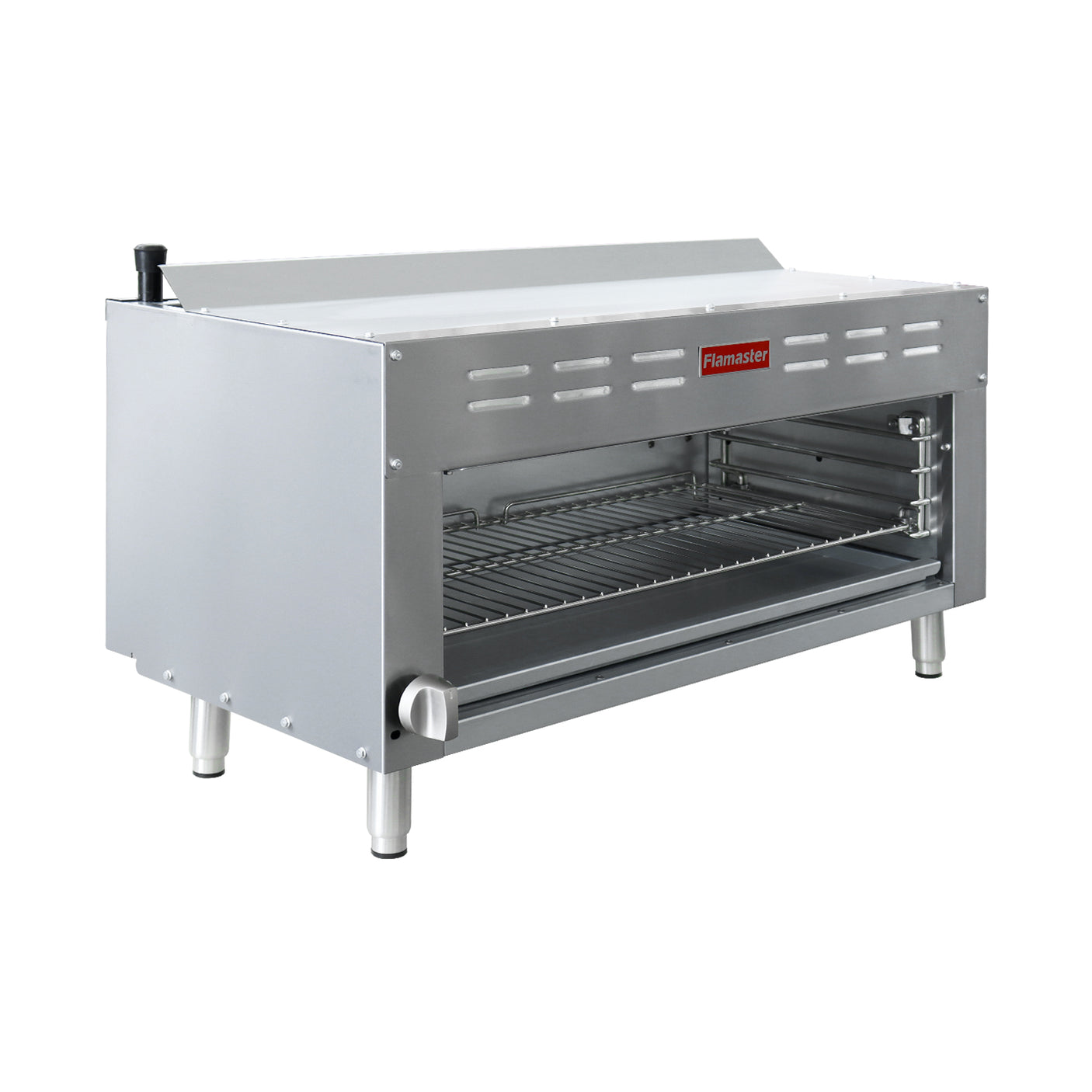 Flamaster FLM-CMG36 36” NG/LPG Infrared Cheese Melter, 35,000/32,000 BTU, Manual Valve