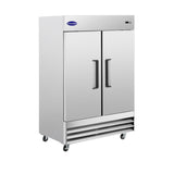 Chumart CMT-54F 54" Reach-In Freezer with Double Solid Doors, Bottom Mount, Stainless Steel, 47 cu.ft