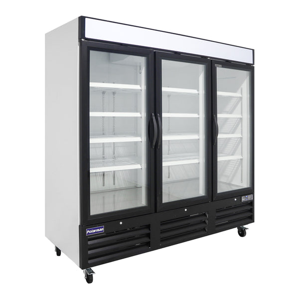 Polarman 81″ Glass Door Merchandiser Refrigerator PLM-HGD72R