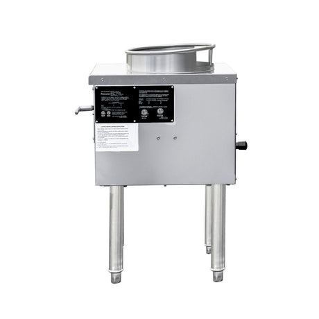 Flamaster FLM-WOK-NG 17 1/2” Wok Range with 13” Ring, Natural Gas, 95,000 BTU