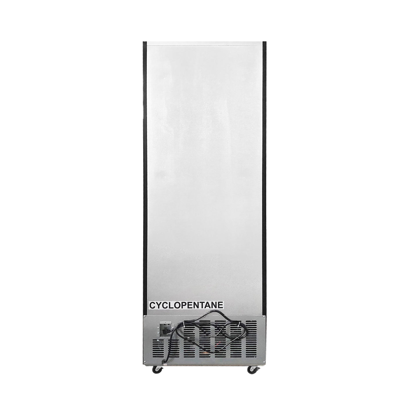 Polarman PLM-SGD28R 27 3/5" Black Refrigerated Swing Glass Door Merchandiser with LED Lighting, 20.7 cu.ft（SS-P600WB）