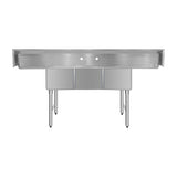 ChefAsst Stainless Steel Commercial Sink