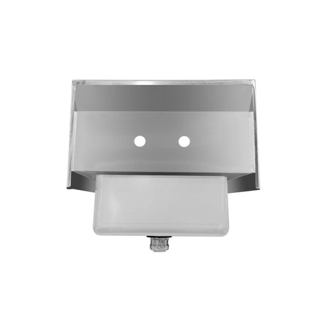 ChefAsst 15" x 15 3/4" CA-HS-15-SP-318-WB Wall Mounted Hand Sink with Side Splash
