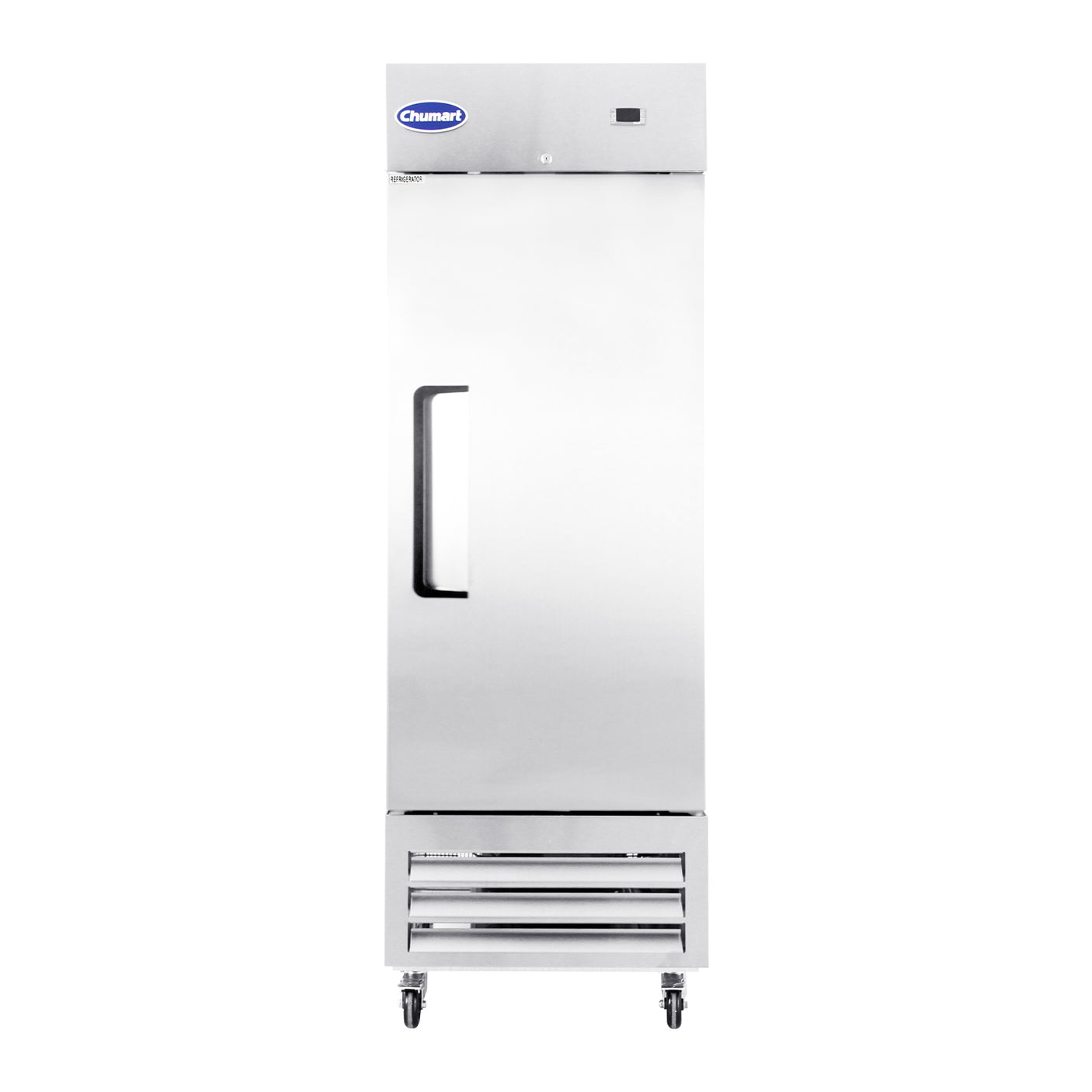 Chumart CM-27FS 26 3/4" Reach-In Freezer with Single Solid Door, Bottom Mount, Stainless Steel, 23 cu. ft.