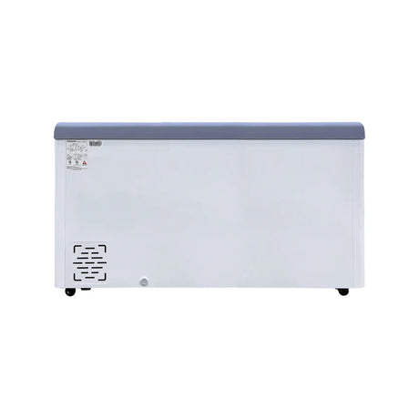 Polarman PLM-S460 60 1/4" Mobile Ice Cream Display Freezer, Curved Sliding Lid with 5 Baskets, 11.65 cu. ft.