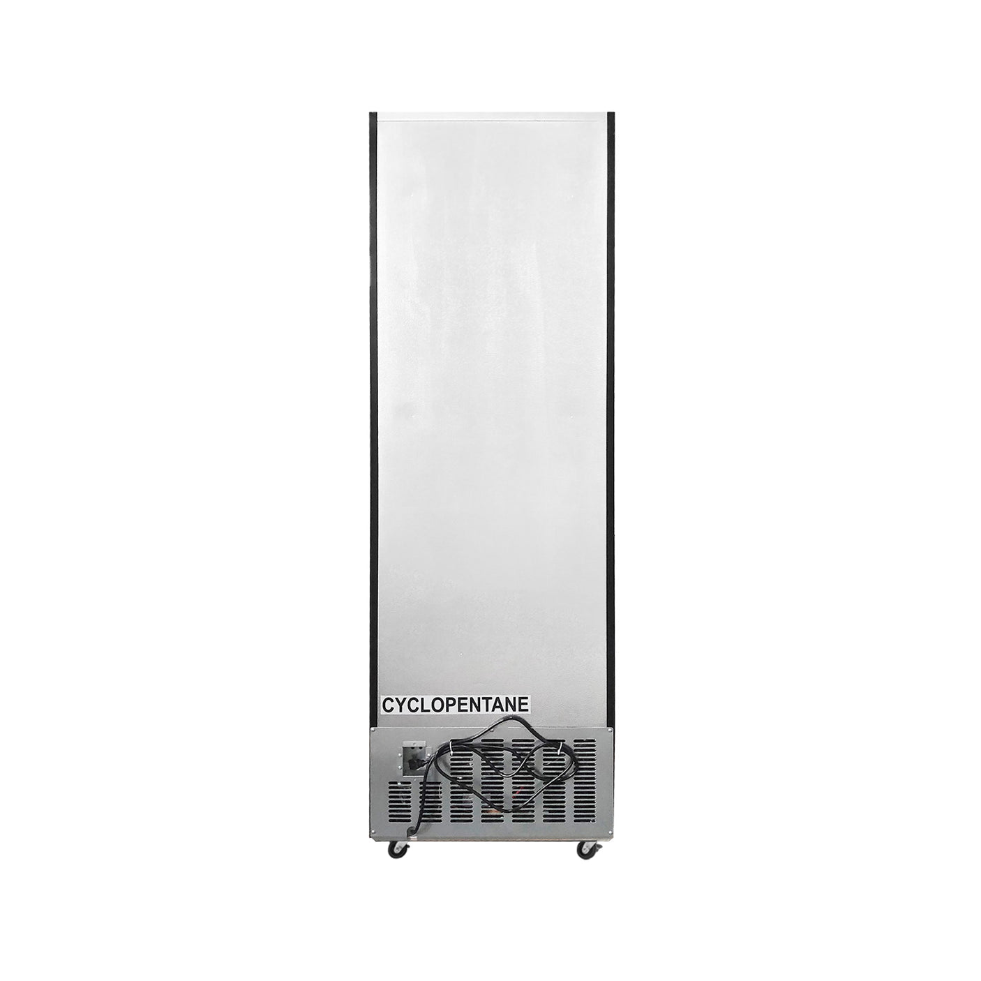 Polarman PLM-SGD21R 21 1/5" Black Refrigerated Swing Glass Door Merchandiser with LED Lighting, 7.5 cu.ft（SS-P238WA）