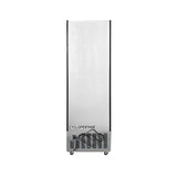 Polarman PLM-SGD21R 21 1/5" Black Refrigerated Swing Glass Door Merchandiser with LED Lighting, 7.5 cu.ft（SS-P238WA）