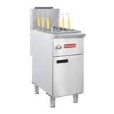 Flamaster FLM-PC11-NG 15 1/2" 11 Gallon Gas Pasta Cooker, Natural Gas, 122,000 BTU