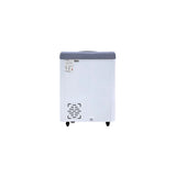 Polarman PLM-S150 26 3/16" Mobile Ice Cream Display Freezer, Curved Sliding Lid with 2 Baskets, 5.3 cu. ft.
