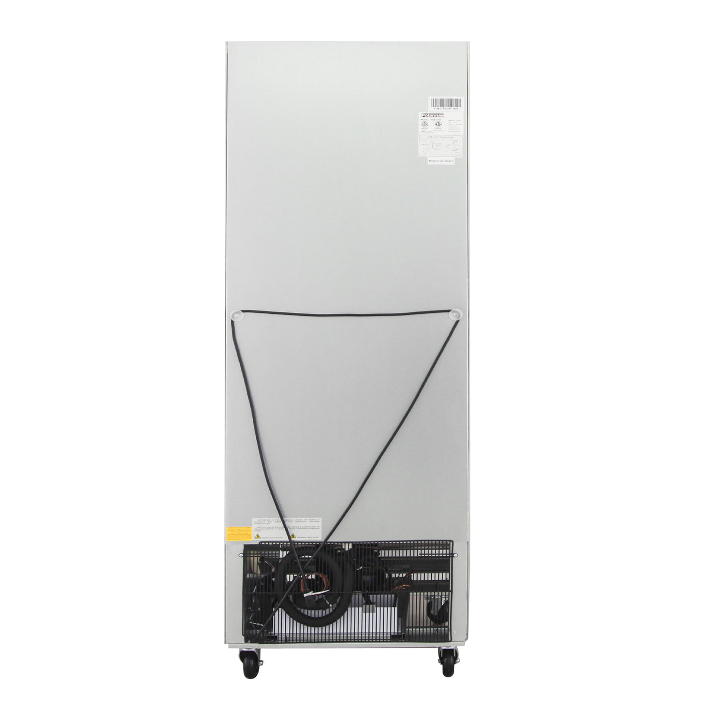 Polarman PLM-27FS 26 3/4" Reach-In Freezer with Single Solid Door, Bottom Mount, Stainless Steel, 23 cu. ft.