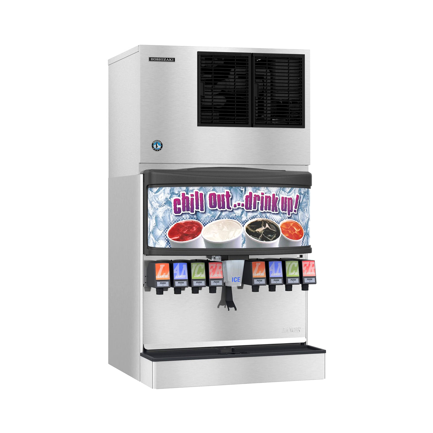 Hoshizaki KMD-505MAJ 30" Air Cooled Modular Crescent Cube Ice Machine - 115V,500 lb.