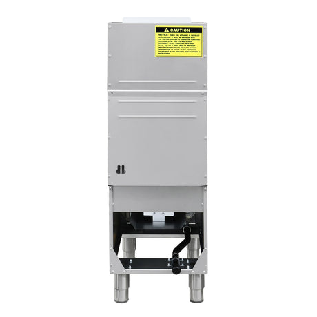 Flamaster FLM-VF40-NG 15 1/2" Gas Open Pot Fryer, Natural Gas, 40-50 lb, 100,000 BTU