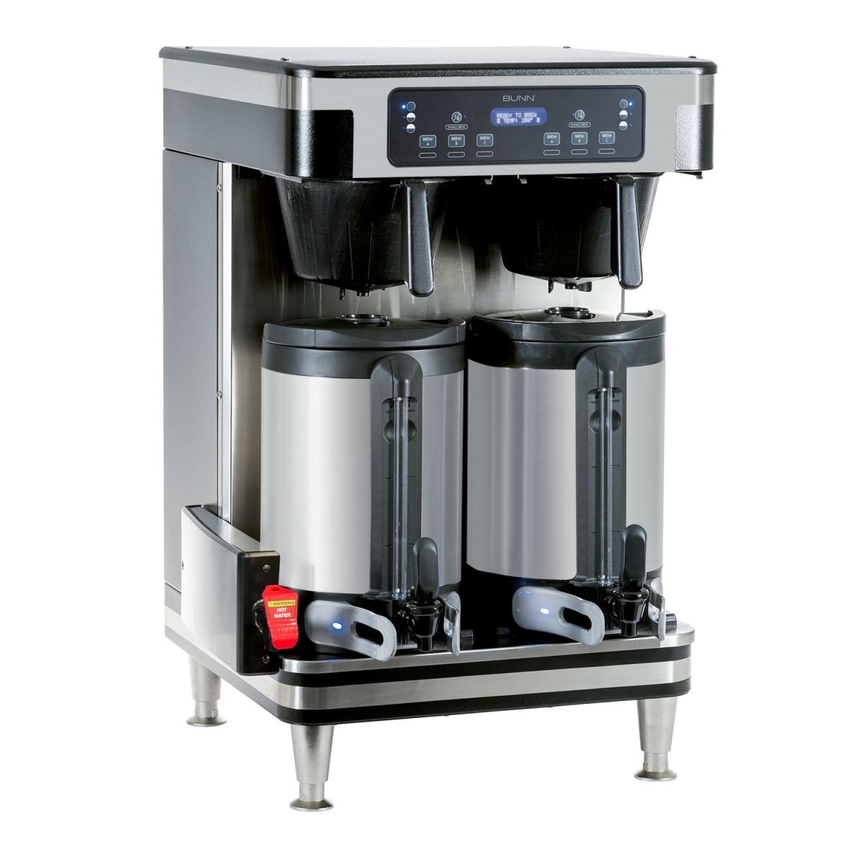 BUNN ICB Twin Soft Heat Infusion Coffee Brewer, Black/Stainless
