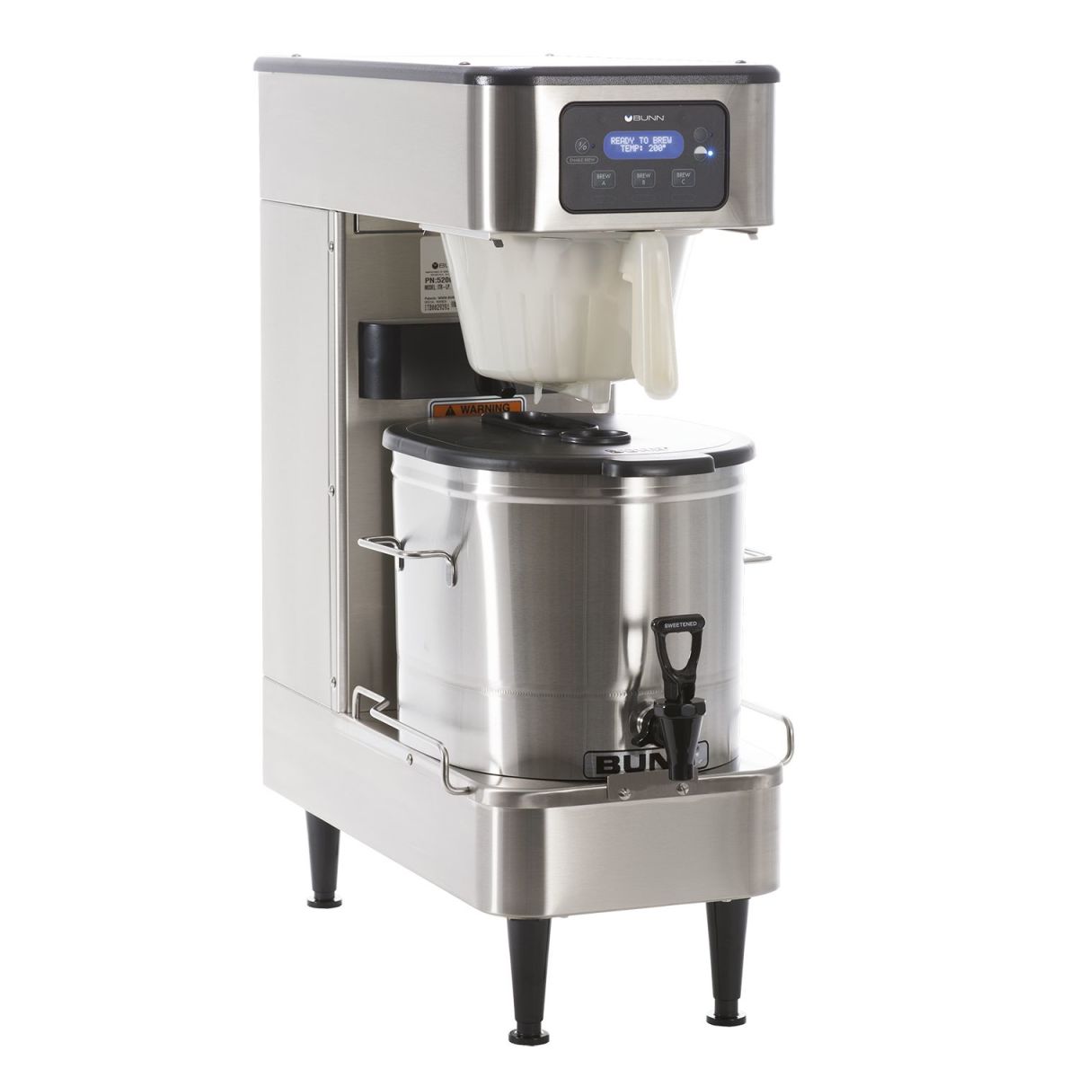 BUNN ITB-LP Low-Profile Infusion Tea Brewer with Display