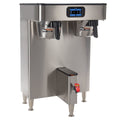 BUNN ICB Twin ThermoFresh 1.5 PE Infusion Coffee Brewer — 120/240V, Stainless Steel (Servers Sold Separately)
