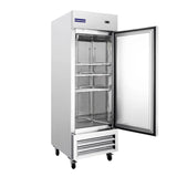 Polarman PLM-19FS 26 3/16" Reach-In Freezer with Single Solid Door, Bottom Mount, Stainless Steel, 19 cu. ft.