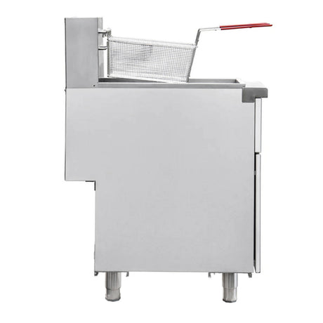 Flamaster FLM-EF50 15 1/2" Electric Floor Fryer, 50 lb, 208V/3 Phase
