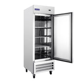 Polarman PLM-27FS 26 3/4" Reach-In Freezer with Single Solid Door, Bottom Mount, Stainless Steel, 23 cu. ft.