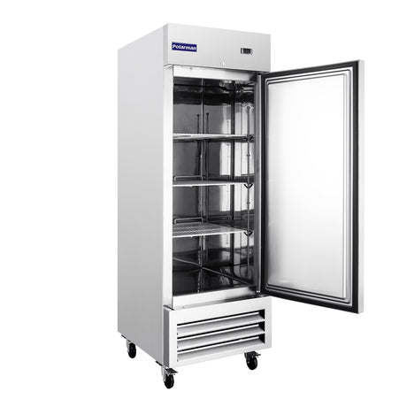 [Clearance] Polarman PLM-27FS 26 3/4" Reach-In Freezer with Single Solid Door, Bottom Mount, Stainless Steel, 23 cu. ft.