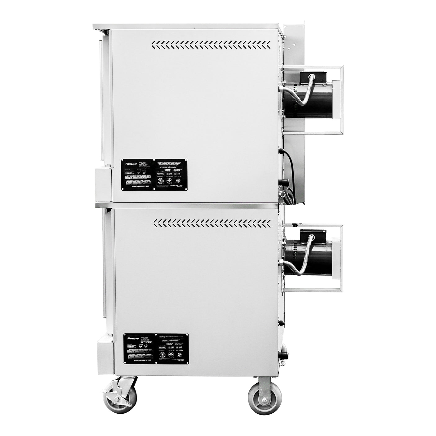 Flamaster FLM-COG-2 38" Double Deck Gas Convection Oven, NG/LPG, 10 Racks, 108,000 BTU